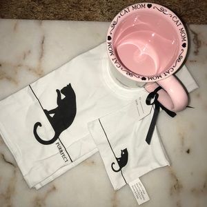 NEW Cat Mom Tea Set